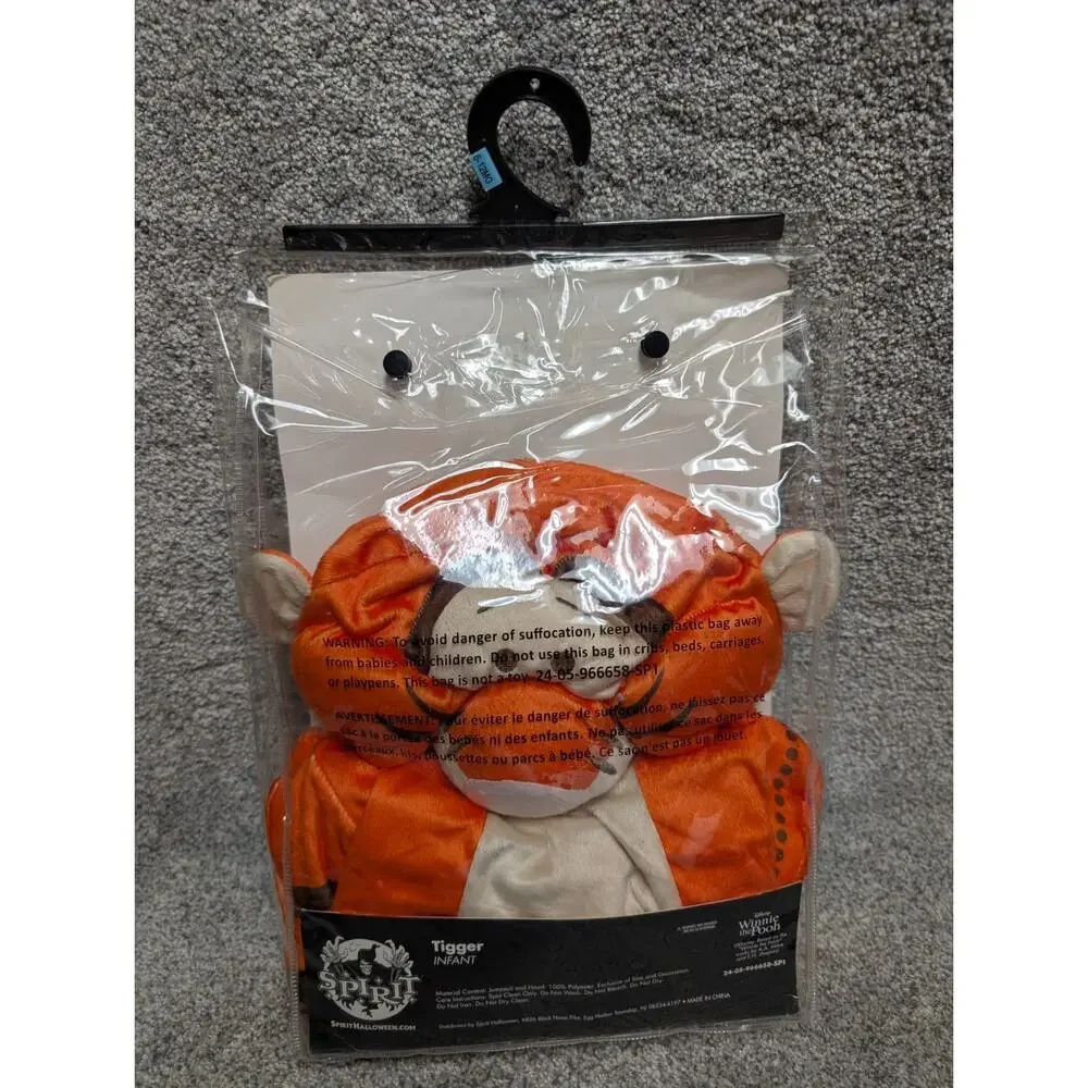 Spirit Halloween Baby Tigger Costume disney Winnie the Pooh 6-12 months infant
